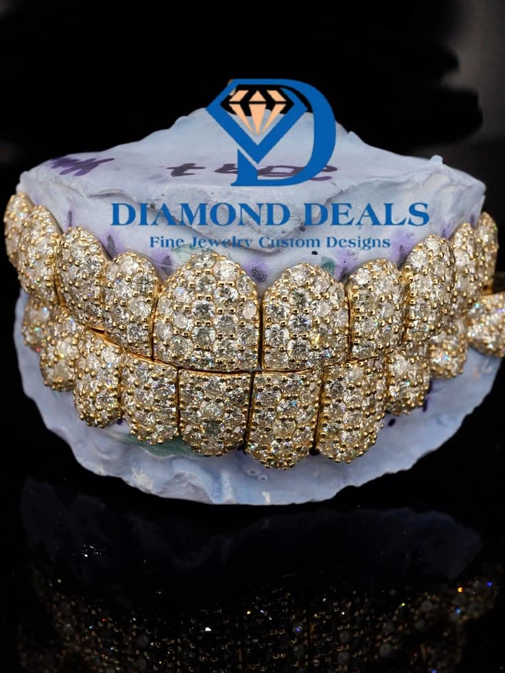 10 Top 10 Bottom Jumbo Honeycomb Grillz